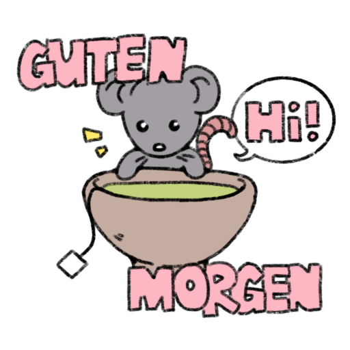 Good morning sticker