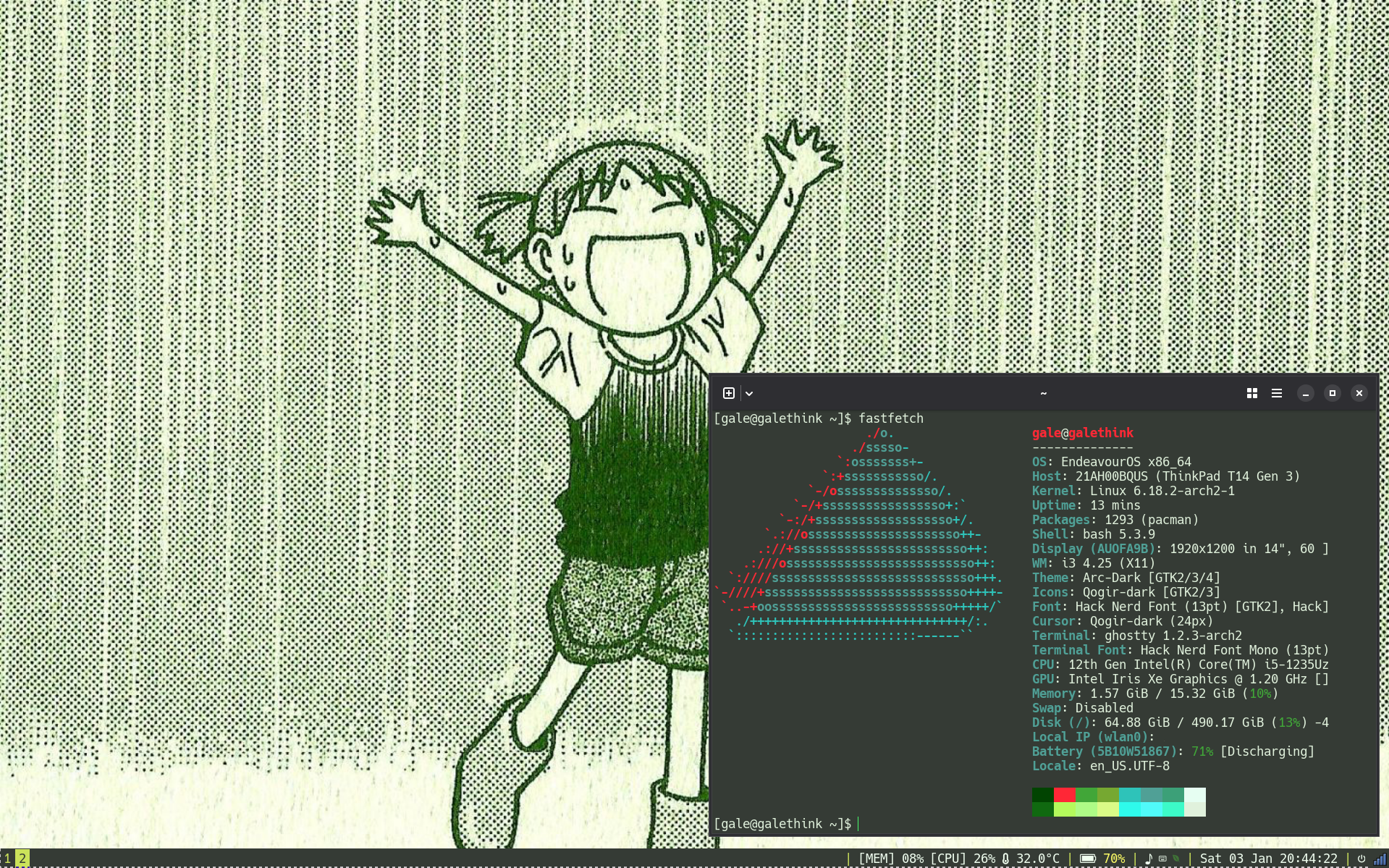 EndeavourOS screenshot