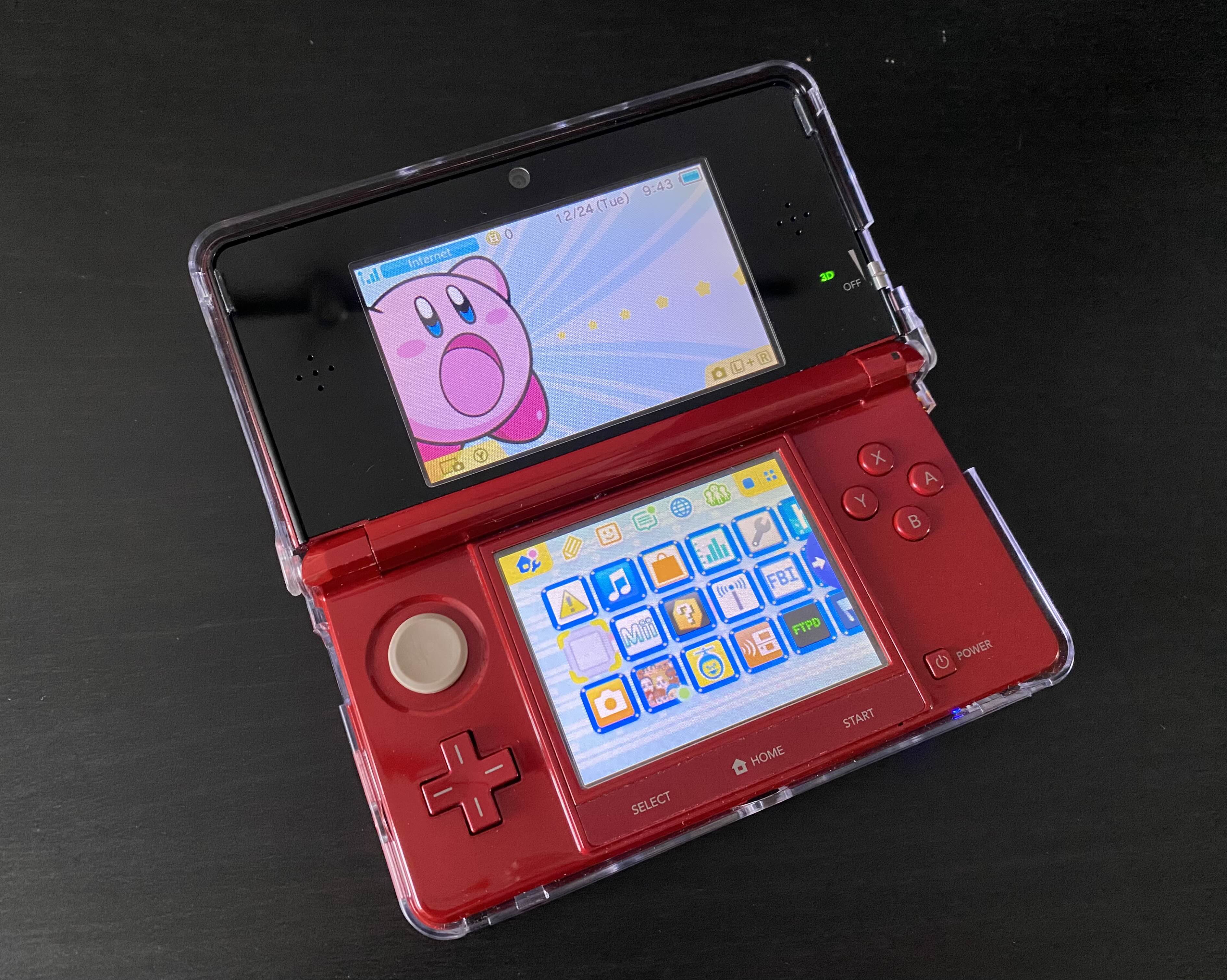 3DS home screen