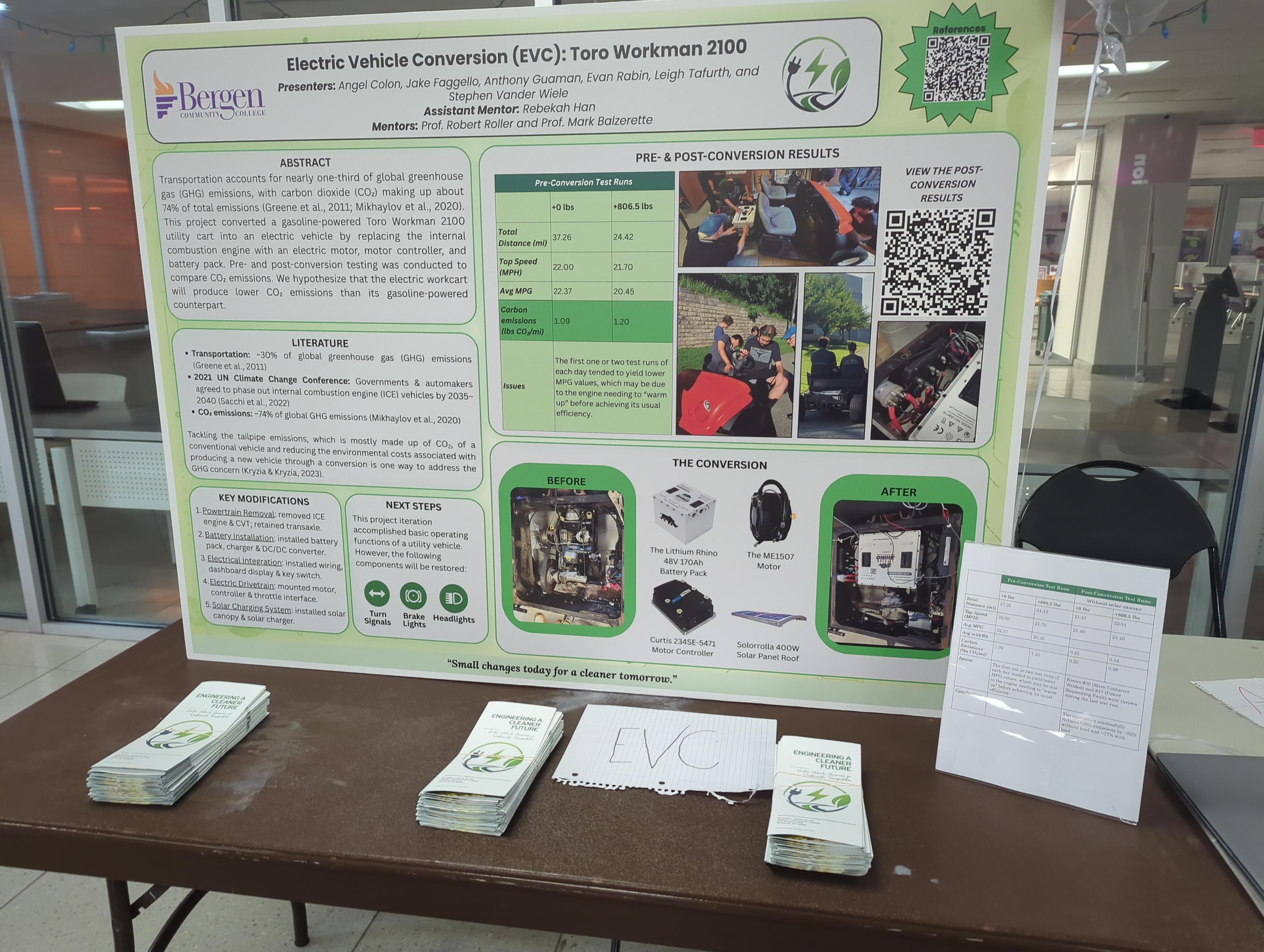 EVC poster for the STEM C^2 conference